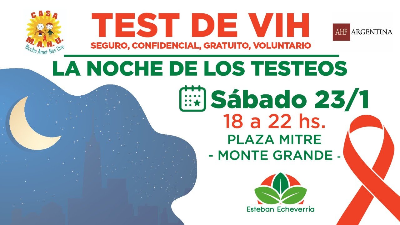 Monte Grande: exámenes gratuitos y confidenciales de VIH