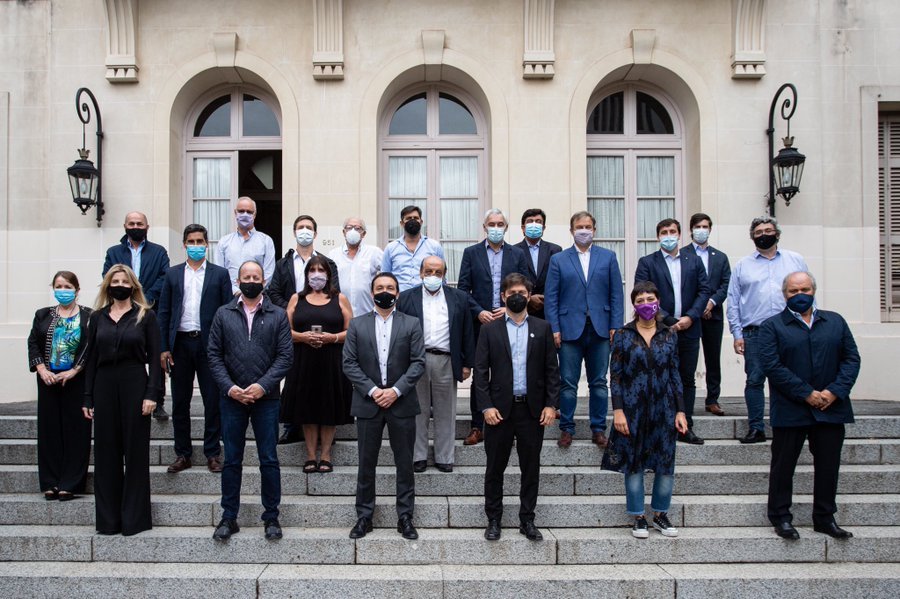 Pandemia, turismo, clases: Kicillof mantuvo una reunión de trabajo con intendentes del Frente de Todos de la Tercera Sección