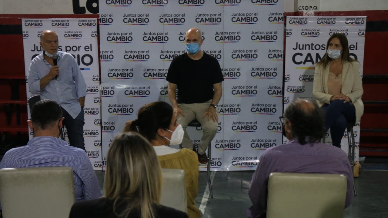 Pandemia, seguridad y vuelta a clases, los ejes del encuentro de Grndetti, Larreta y Vida con la Tercera de Cambiemos