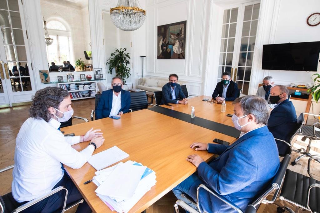Cascallares analizó con Cafiero e intendentes el avance del plan de vacunación