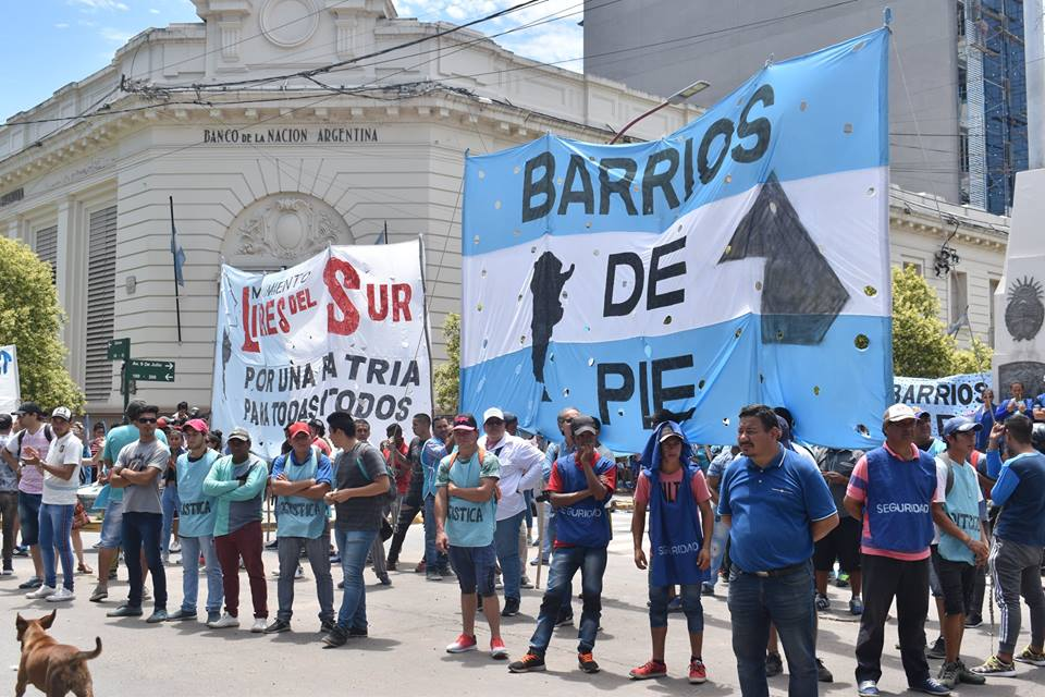 Barrios de Pie (Libres del Sur) marchará mañana de Puente Pueyrredón al Ministerio de Desarrollo Social
