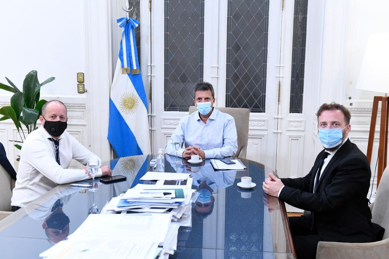 El intendente Insaurralde se reunió con Massa y le dio apoyo al proyecto de Ganancias