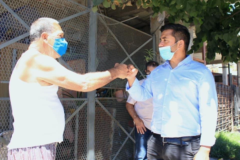 Agustín Balladares recorrió barrios e instituciones de Lanús