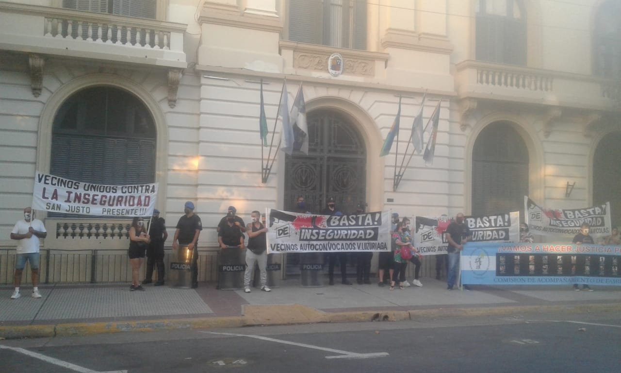 Nueva marcha contra la inseguridad en San Justo: “Espinoza se llena la boca diciendo que baja la delincuencia pero no es así”