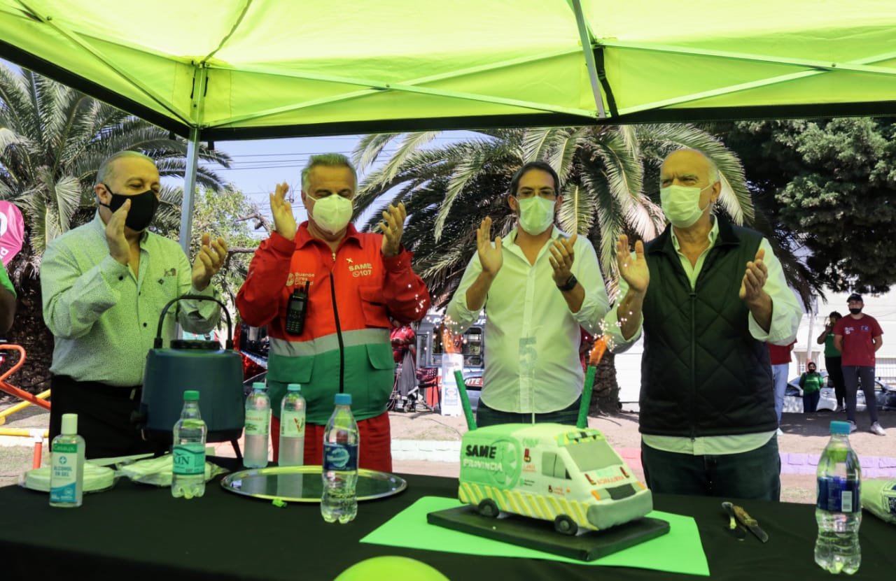 A cinco años de su creación, SAME Lanús contabilizó más de 100 mil auxilios