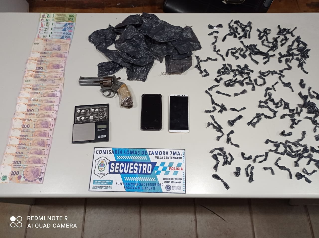 Villa Centenario: cae banda de motochorros y secuestran estupefacientes