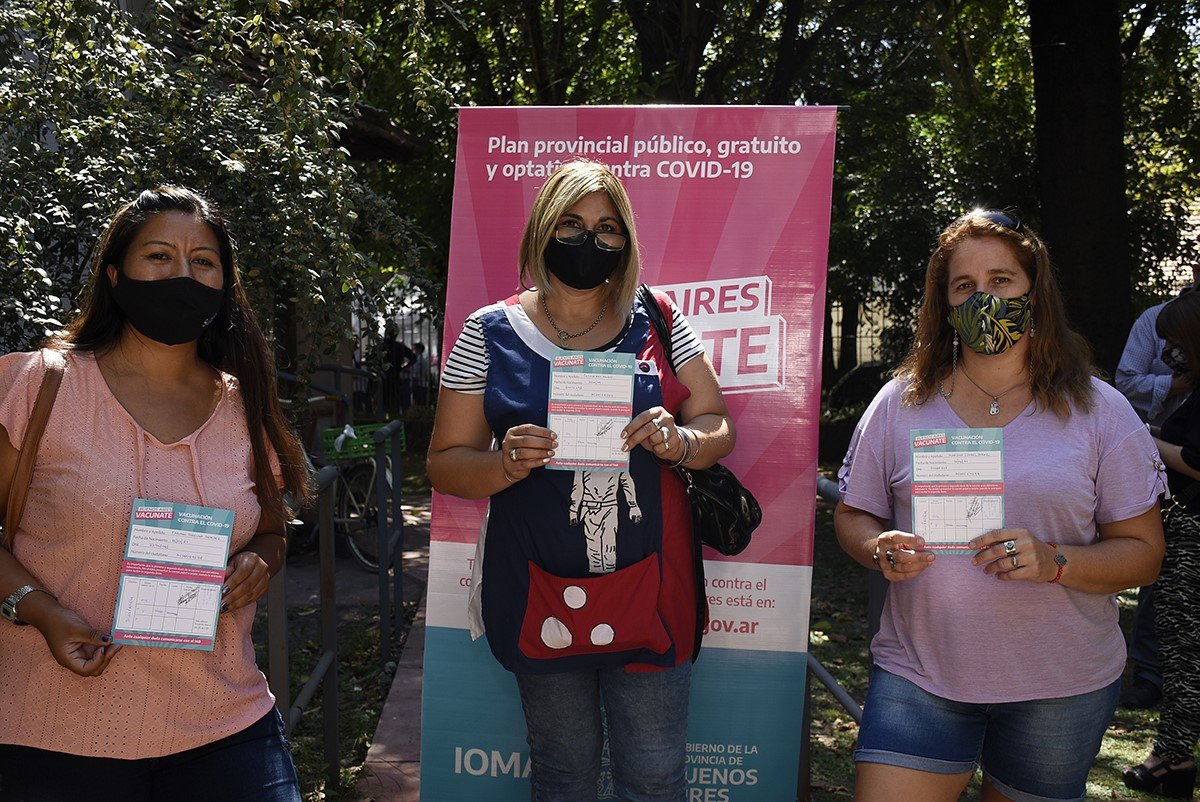 Almirante Brown: avanza la vacunación a docentes