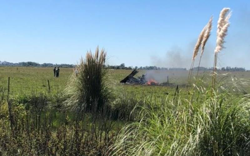 Cayó una avioneta en Cañuelas: dos muertos
