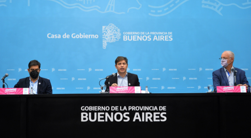Kicillof adhiere a las medidas de restricción y anuncia inversiones en materia social