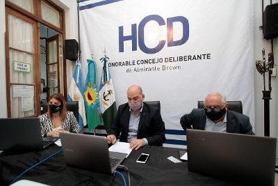 Brown: el Concejo Deliberante sesionó con foto en obras públicas y medio ambiente