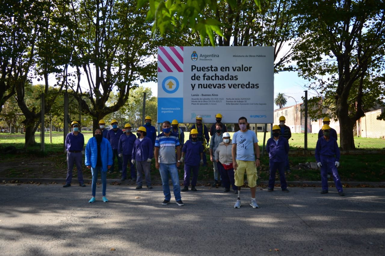 Avanzan obras de puesta en valor del barrio Las Colonias de Remedios de Escalada