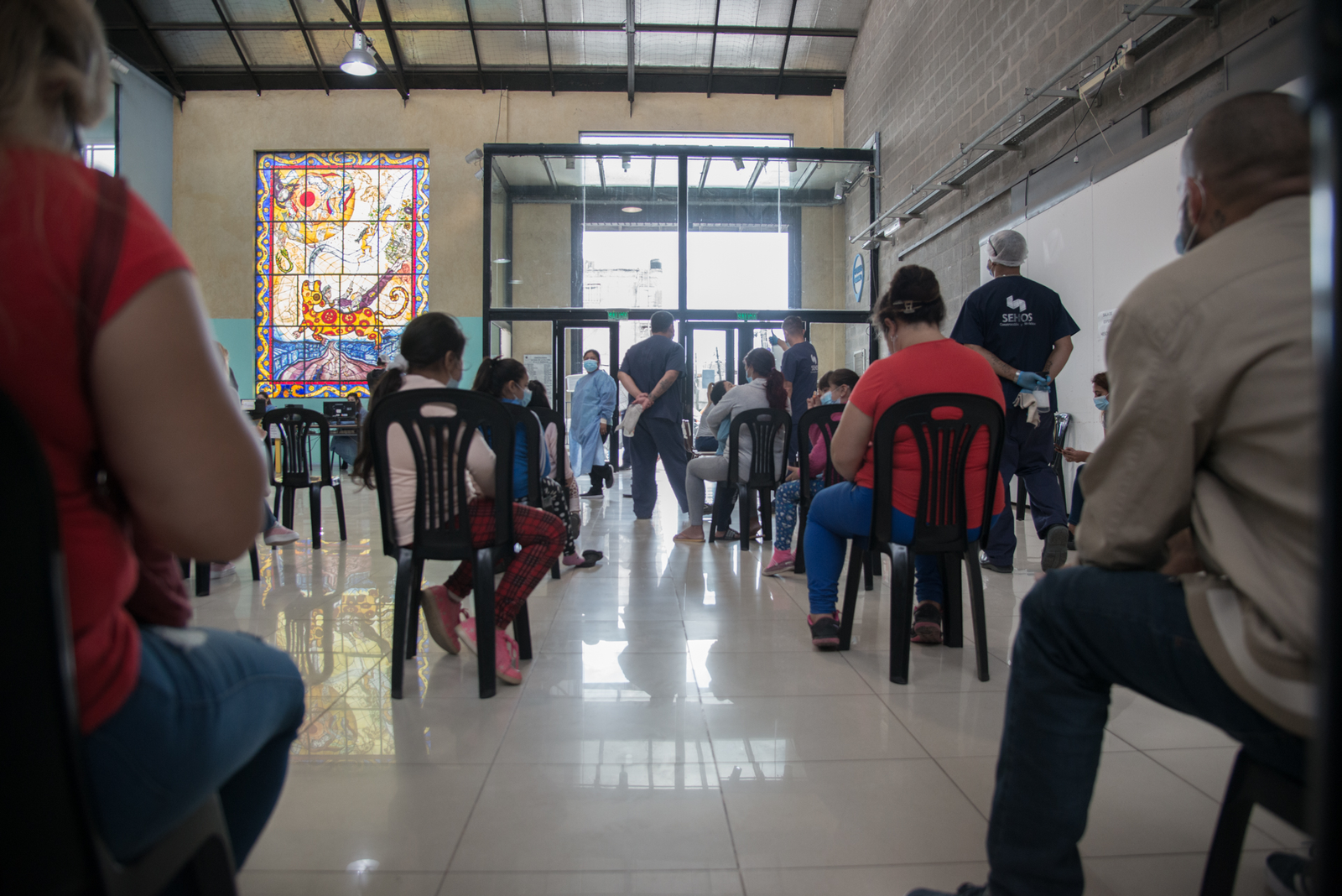 Acumar en los operativos de vacunación en el área de la Cuenca