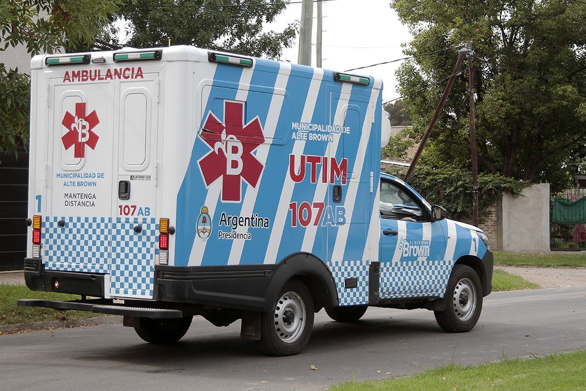 En Brown vacunan a domicilios a personas que no pueden trasladarse