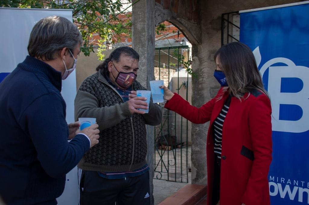 Habilitaron una red de agua potable para 2500 vecinos y vecinas de Brown