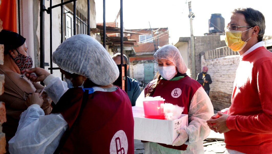 Lanús: el «Casa por Casa» llega a los barrios Los Ceibos y Acuba