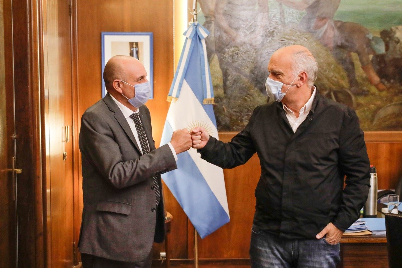 Lanús: Grindetti y Guerrera analizaron las obras de transporte