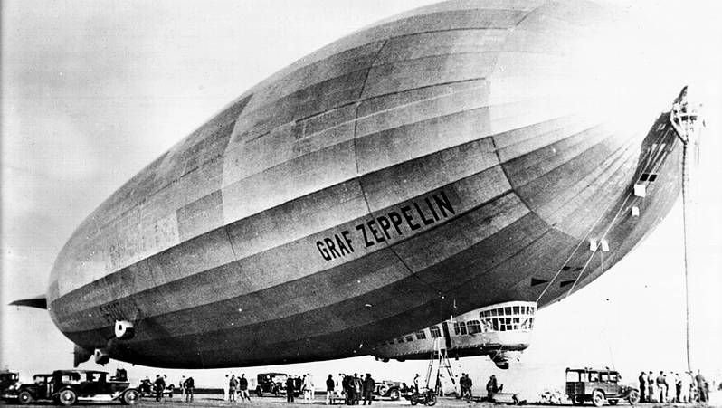 Cuando el Graf Zeppelin sobrevoló Adrogué y José Mármol