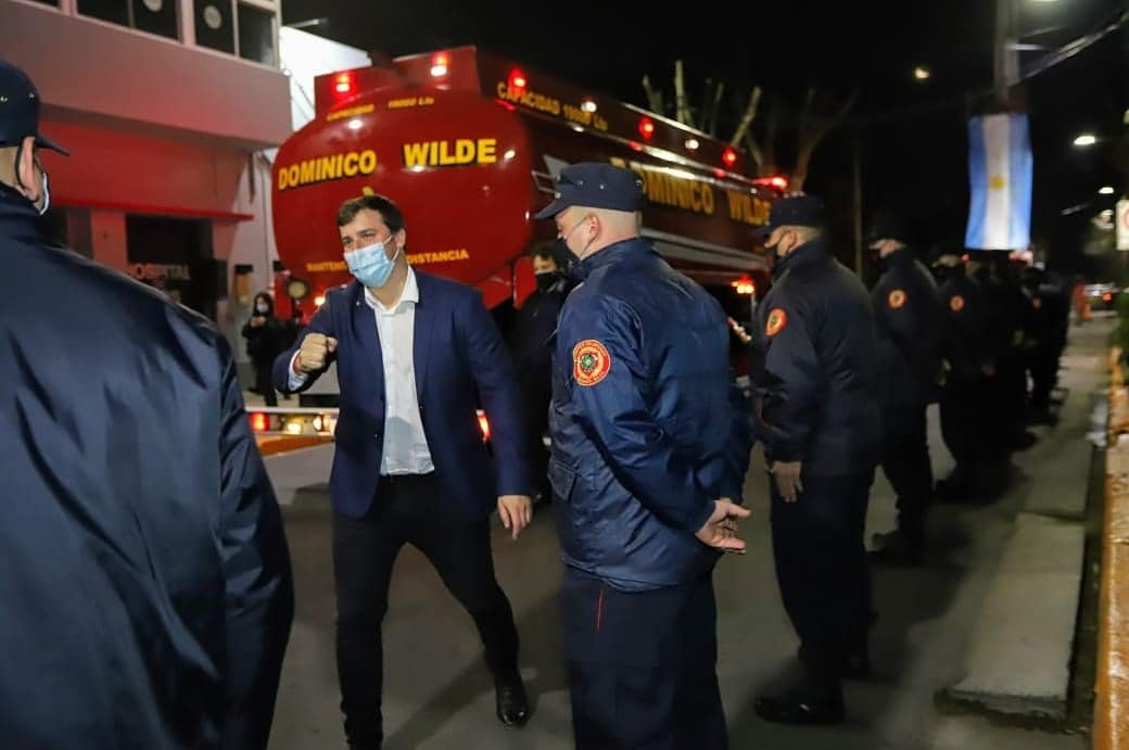 Se inauguró el anexo del cuartel de Bomberos Villa Domínico – Wilde