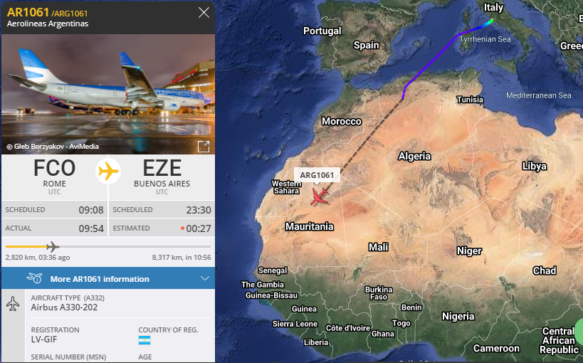 Llega esta noche un vuelo de Aerolíneas Argentinas con 800 mil dosis de vacunas Sputnik V