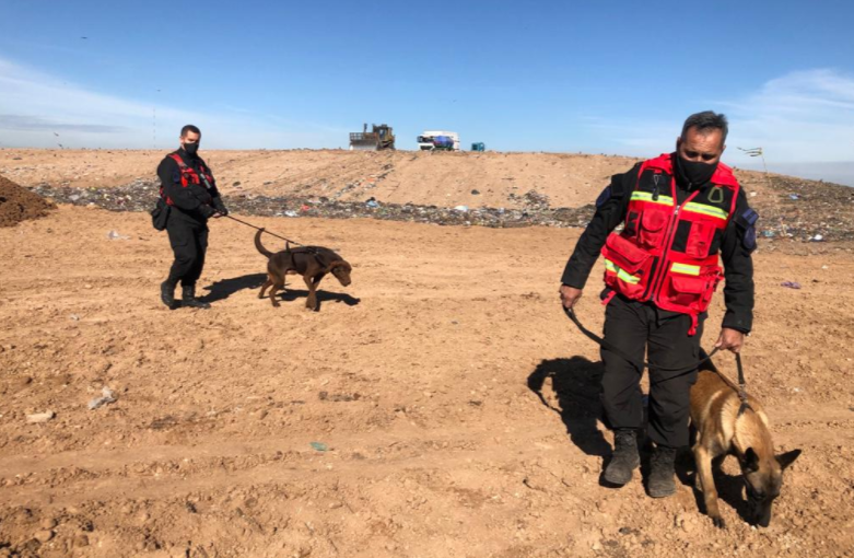 A tres meses de la desaparición de Tehuel, realizan nuevos rastrillajes en un predio del Ceamse