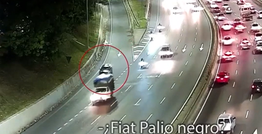 Dos hombres y una mujer fueron detenidos tras persecución por la General Paz