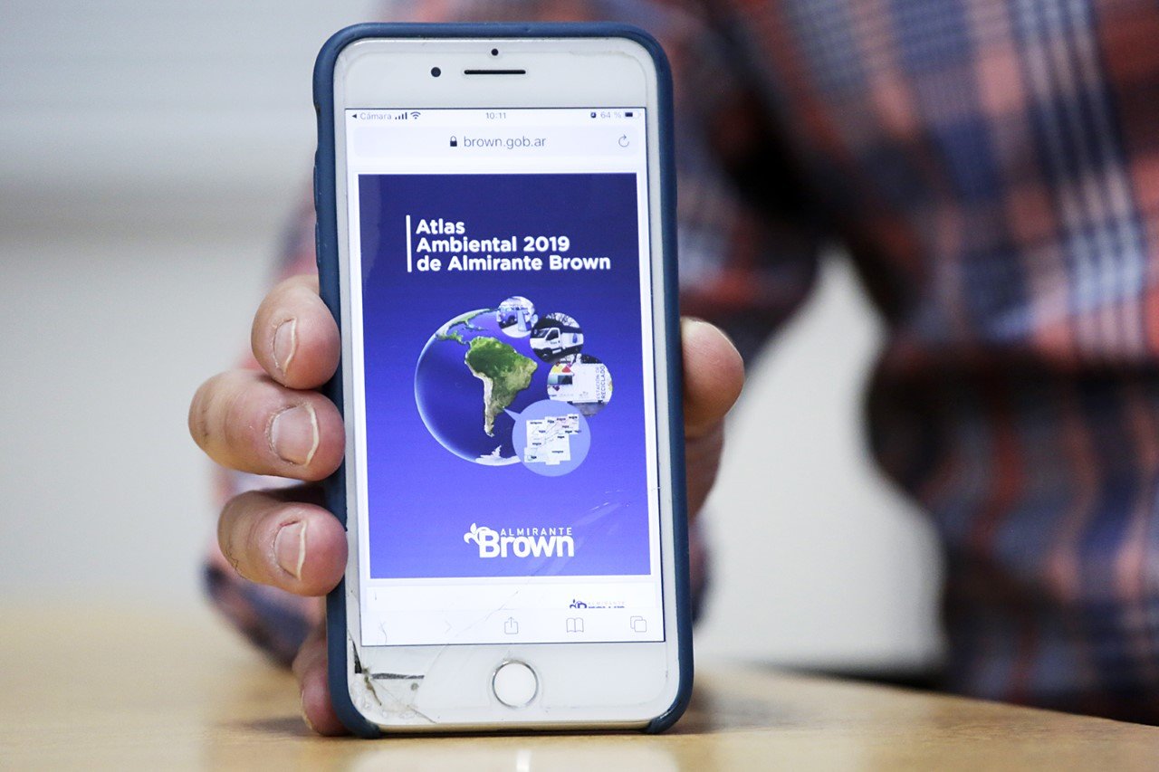 El Municipio presentó el Atlas Ambiental de Brown como herramienta como docentes