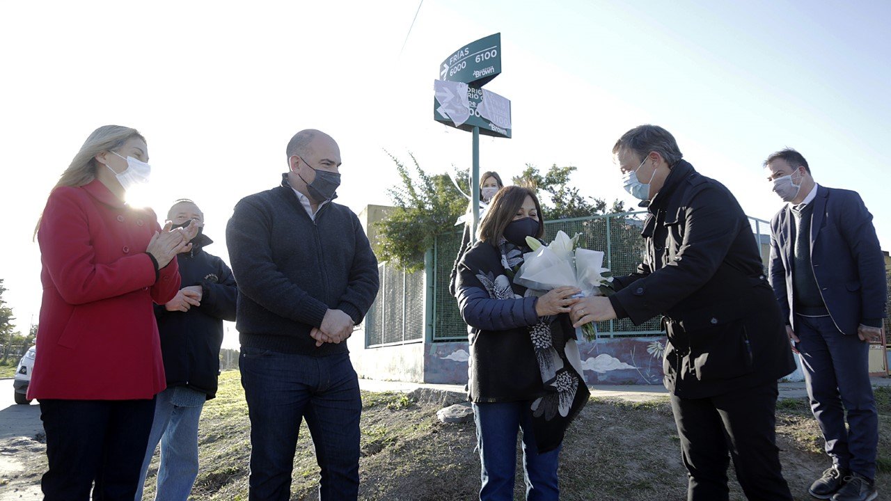 Impusieron el nombre de un excombatiente browniano a una calle de San José