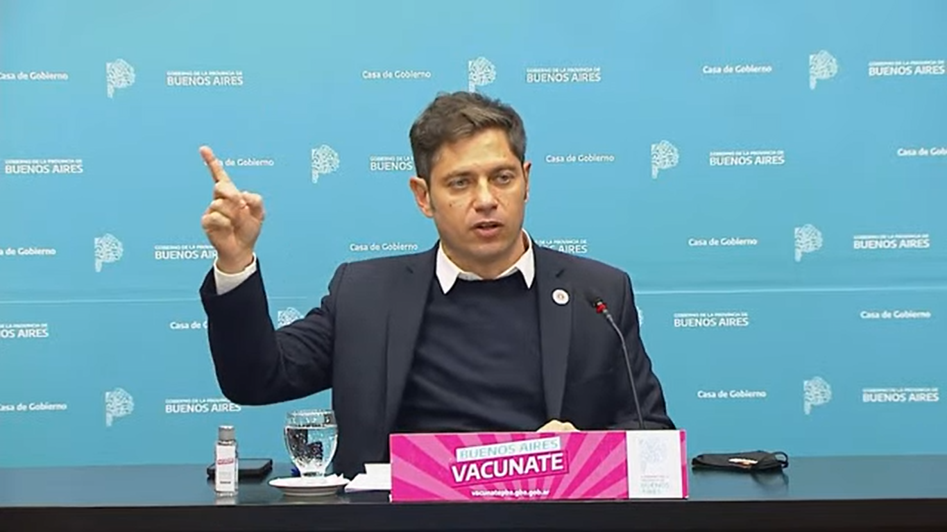 Kicillof anunció que los distritos del AMBA «pasan a fase 4»
