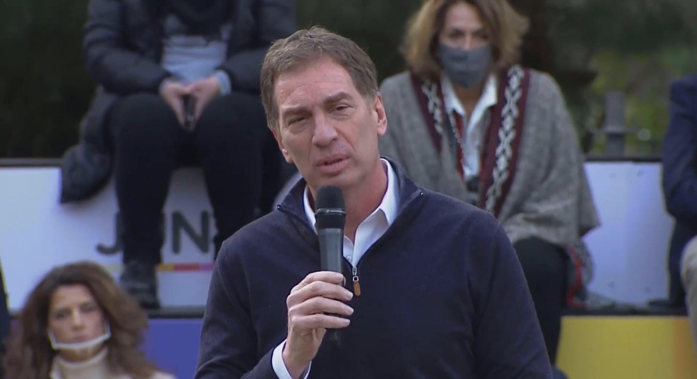 Néstor Grindetti es el jefe de campaña de Diego Santilli