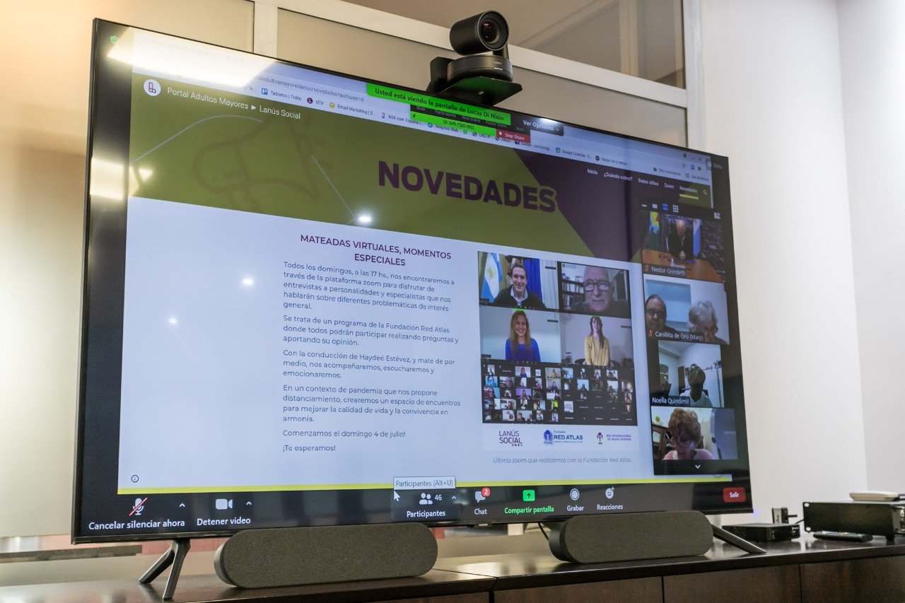 Lanús: el Municipio lanzó un nuevo portal digital para adultos mayores