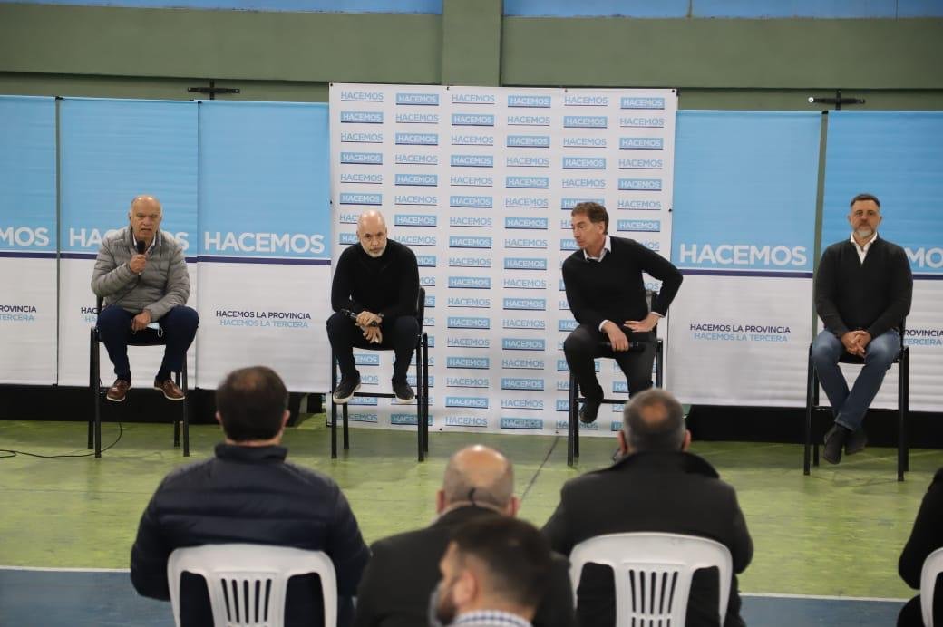 Larreta y Santilli cerraron el plenario de «Hacemos» en Avellaneda