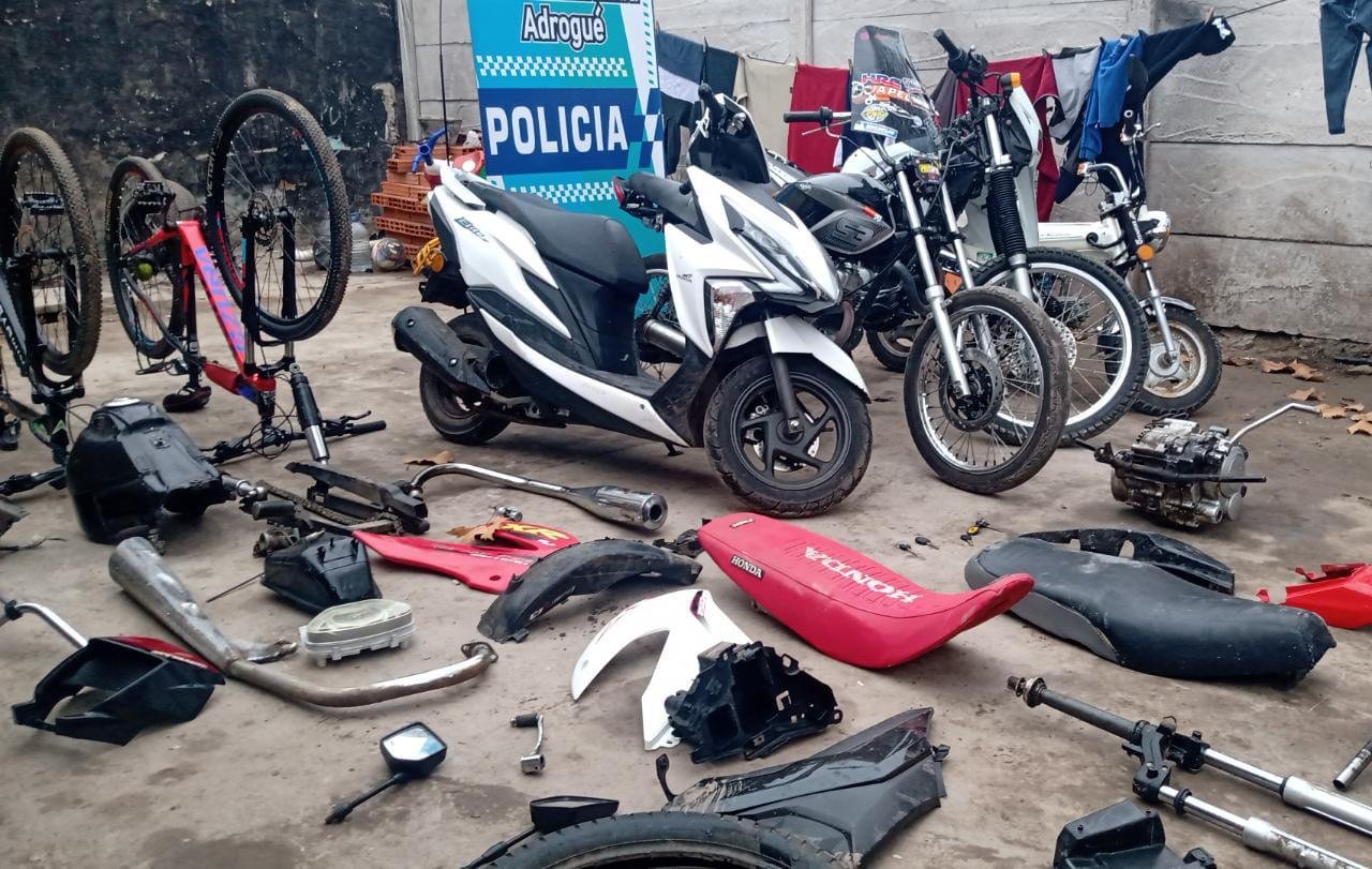 Cae peligrosa banda de motochorros en Burzaco