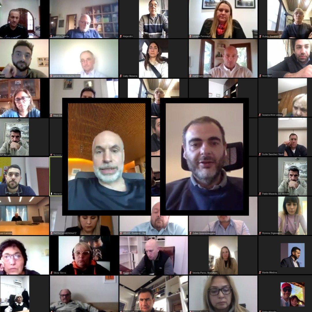 Larreta con referentes PRO de la Tercera Sección Electoral