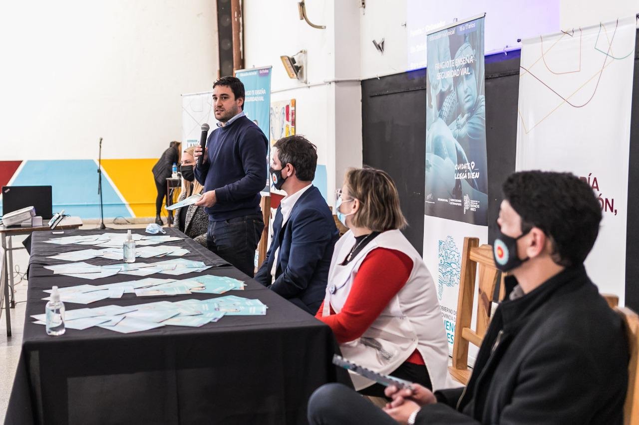 Damián Sala participó del lanzamiento del Programa Fangio Te Enseña Seguridad Vidal