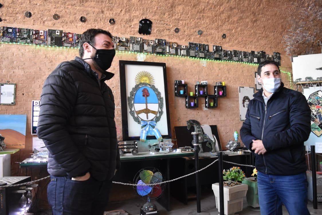 Damián Sala visitó la Asociación Civil «Esquinazo»