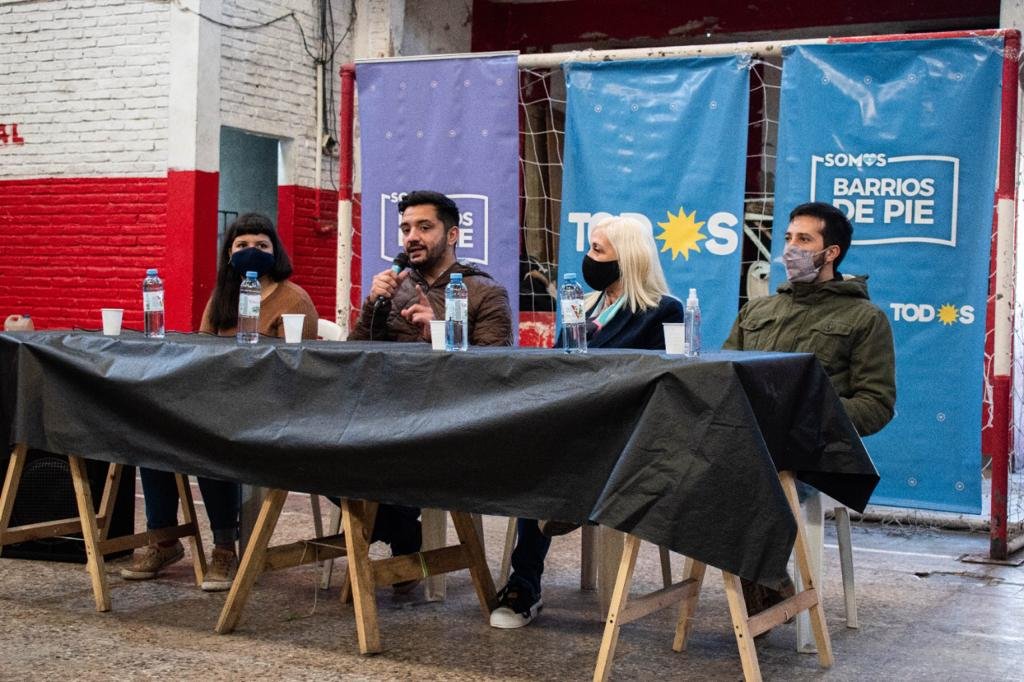 Plenario de militancia de Somos Barrios de Pie junto a Agustín Balladares