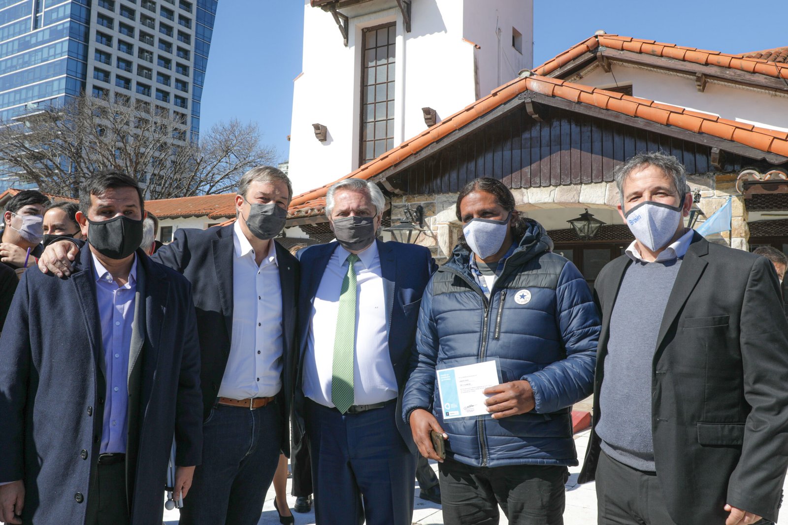 Un vecino de Claypole recibió del Presidente la pensión número 100.000 por discapacidad