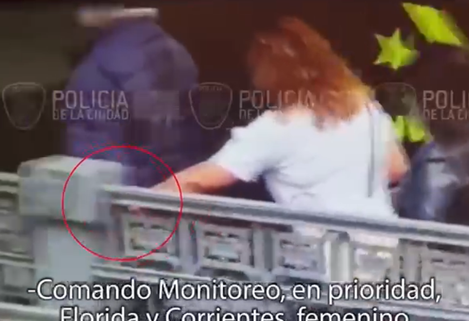 Detectadas por cámaras: detienen a dos punguistas en el centro porteño