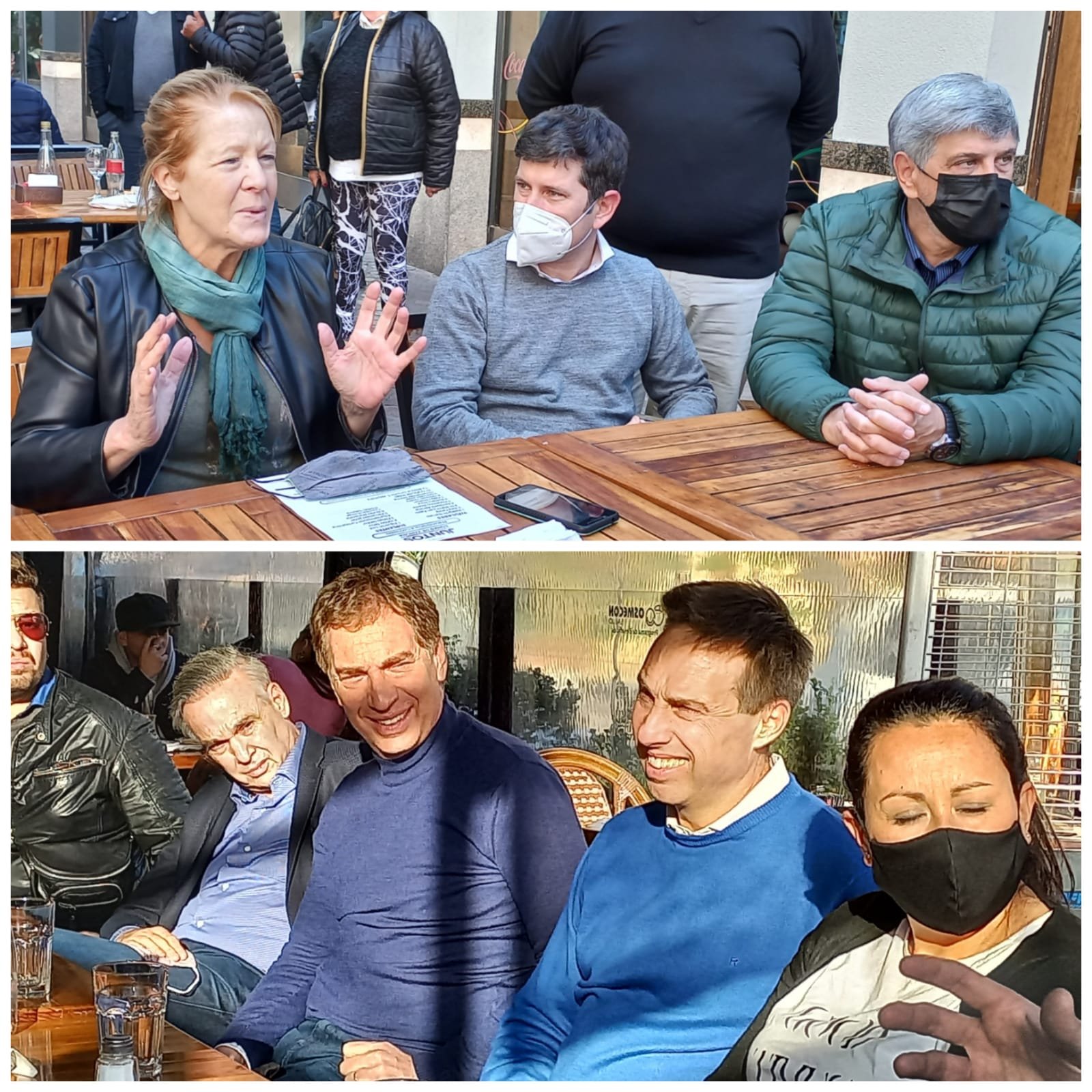 Stolbizer por un lado y Santilli por el otro: referentes de la interna en Juntos de Lomas organizaron encuentros casi a la misma hora y mismo lugar