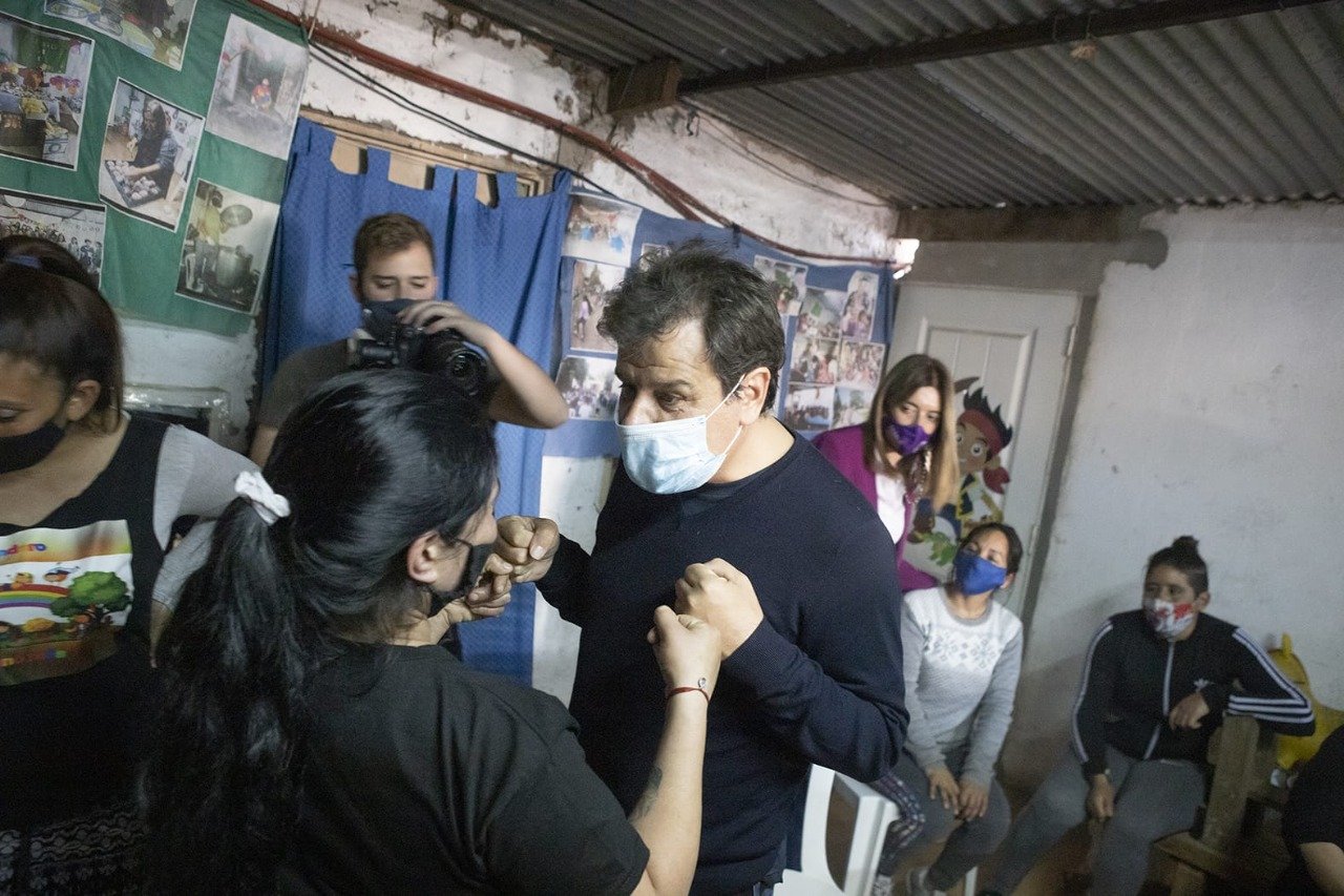 Facundo Manes en Monte Grande y Ezeiza: «No le podemos echar la culpa a la pandemia»