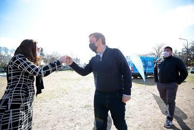 Cascallares recorrió una nueva jornada de servicios del «Estado en tu Barrio» en Rafael Calzada