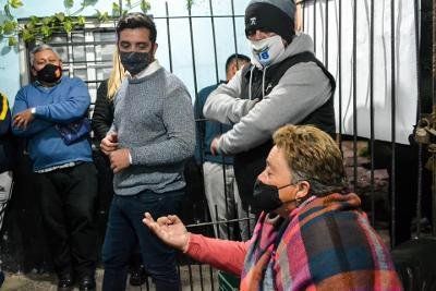 Agustín Balladares recorrió Monte Chingolo y Villa Barceló