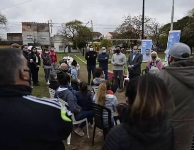 Agustín Balladares y Eduardo Villalba en Villa Industriales