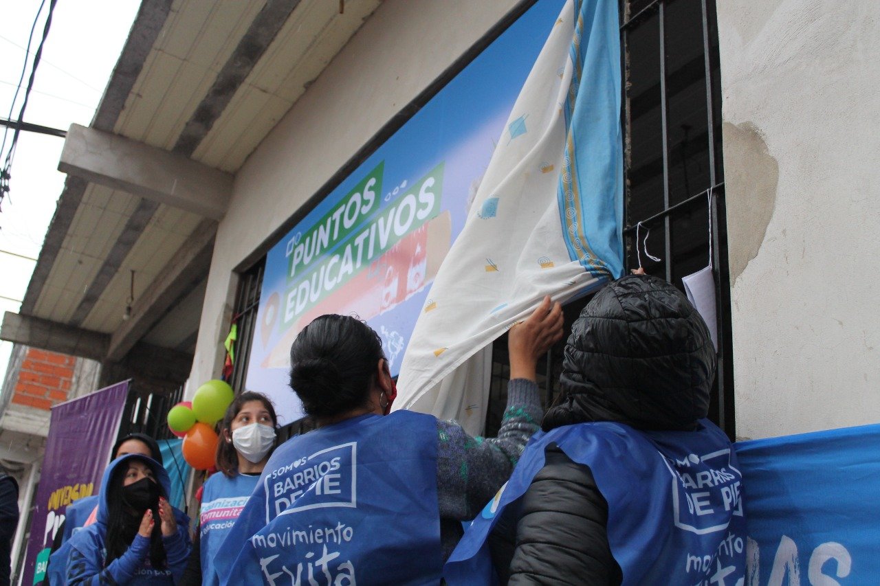 Desde la Universidad Popular de Somos Barrios de Pie inauguraron un nuevo Punto Educativo en el barrio El Tongui
