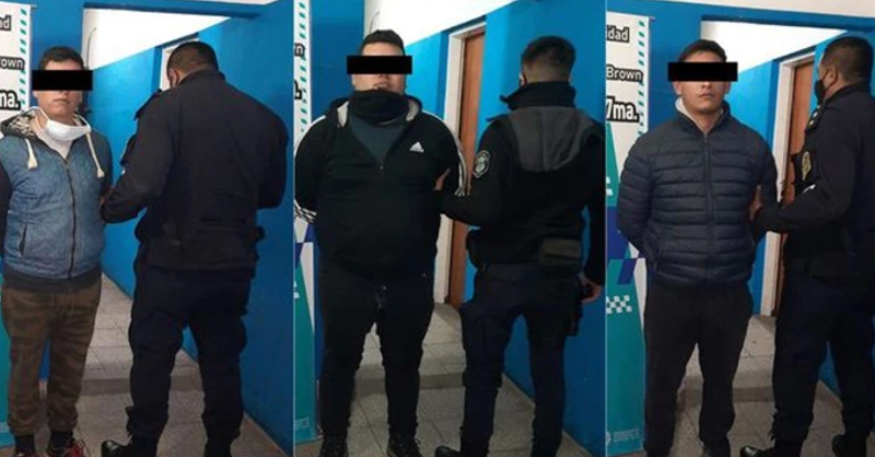 Glew: detienen a tres gendarmes acusados de robar en un almacén y apuntar con un arma a una niña