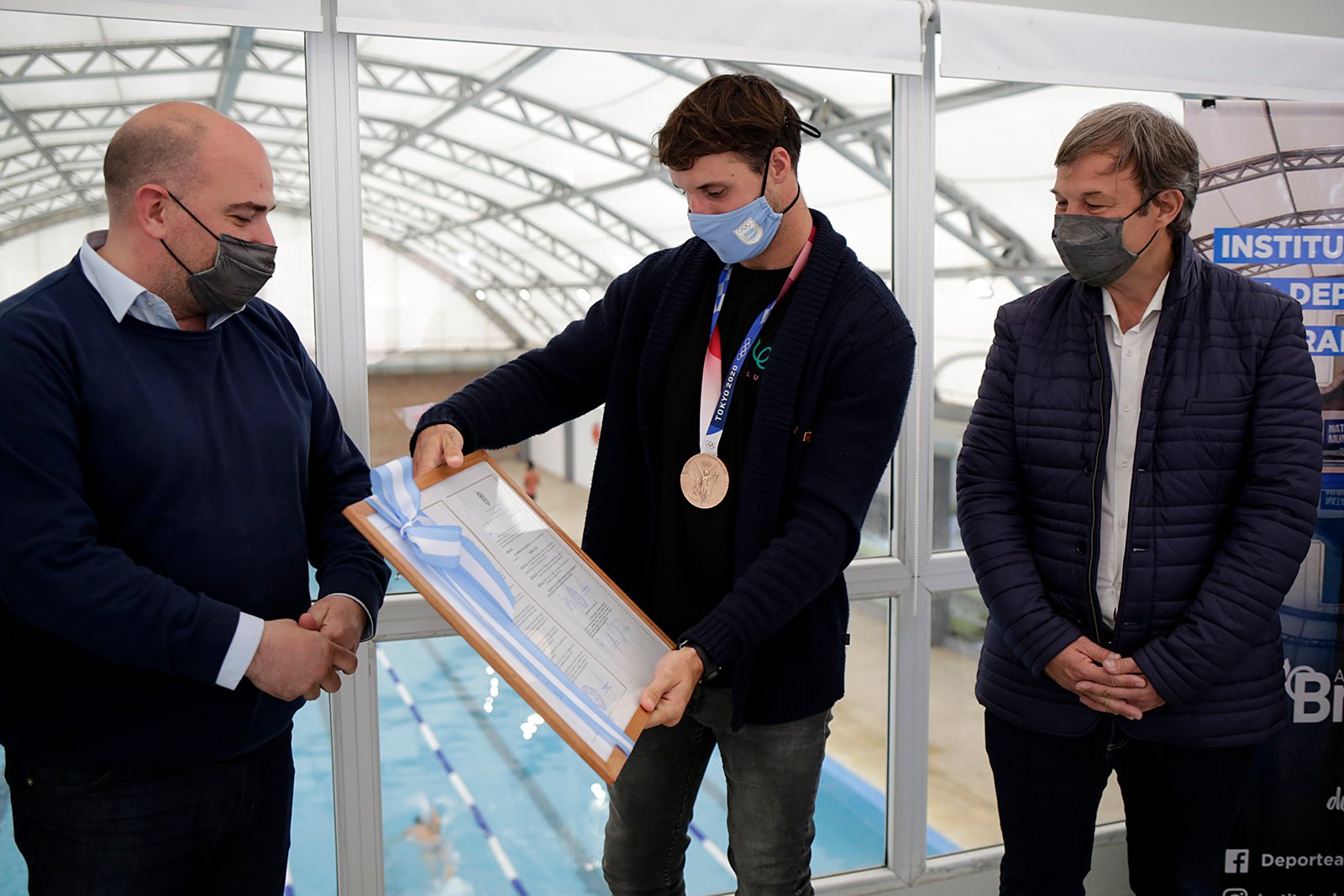 Reconocimiento browniano para el medallista olímpico Felipe Del Mestre