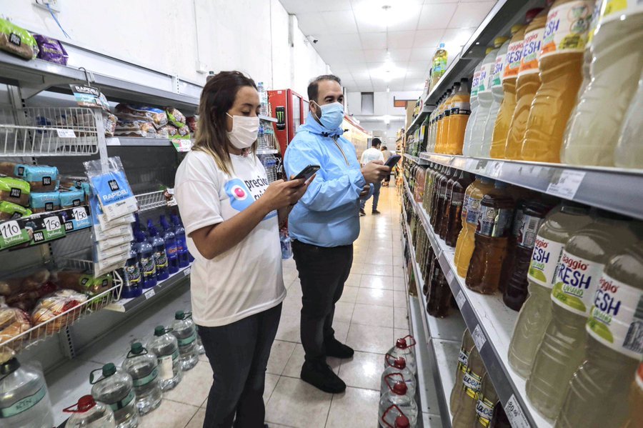 Intendentes supervisaron los precios congelados, tras la convocatoria del Presidente