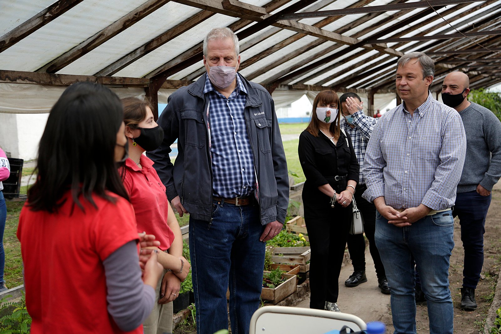 Mariano Cascallares en recorrida junto al ministro de Educación de la Nación, Jaime Perczyk: «La escuela es el mejor lugar para chicas y chicos»