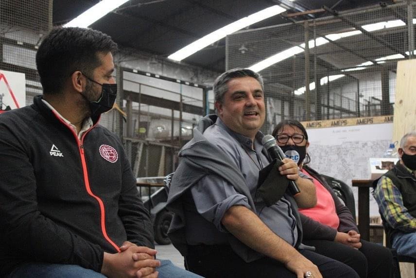 Encuentro de movimientos populares con el Padre Marcelo «Maxi» Margni, oblispo de la Diócesis Avellaneda Lanús