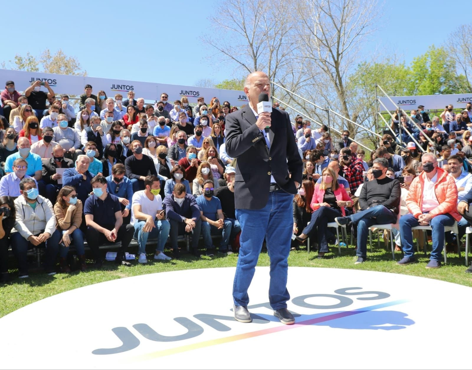 Grindetti en el relanzamiento de la campaña de Juntos en Tigre